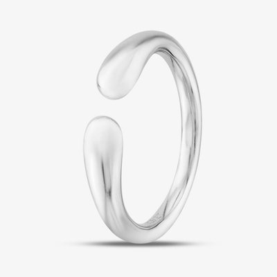 Sterling Silver Plain Open Torque Ring SR07844A U