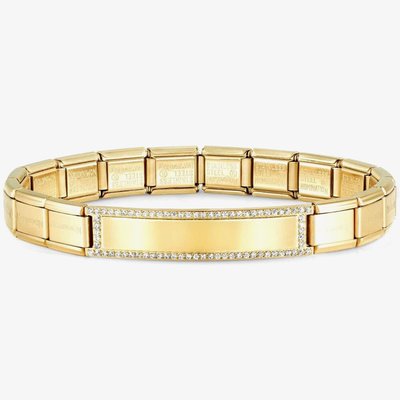 Composable CLASSIC Trendsetter Gold Tone Cubic Zirconia Bracelet