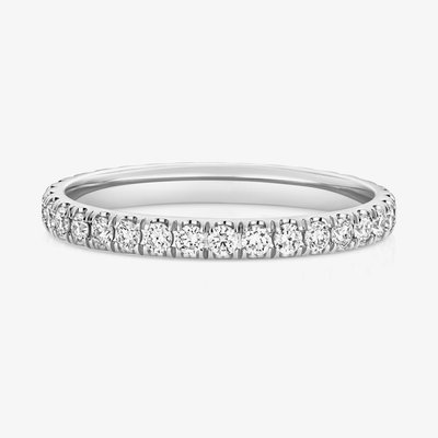 Platinum 0.70ct Lab Grown Diamond Eternity Ring VP928 Q