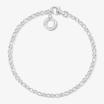 Sterling Silver Classic Charm Bracelet X0163-001-12-L