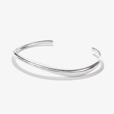 THOMAS SABO Fluid Elegance Sterling Silver Bangle AR122-001-21-17