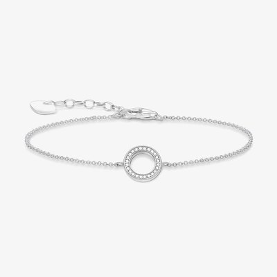 Silver Open Circle Bracelet A1652-051-14
