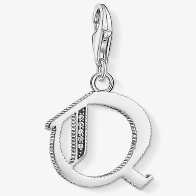 Silver Cubic Zirconia Q Charm 1597-643-21