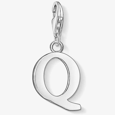 Silver Letter Q Charm 0191-001-12