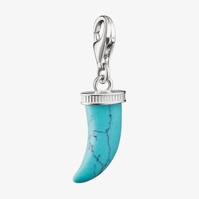 Charm Club Turquoise Tooth Charm 2235-404-17