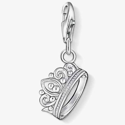 Silver Crown Charm 1011-001-12