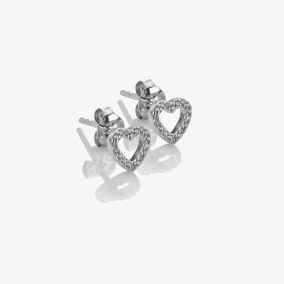 Hot Diamonds Silver Whisper Sterling Silver Happy Birthday Earrings SWE004