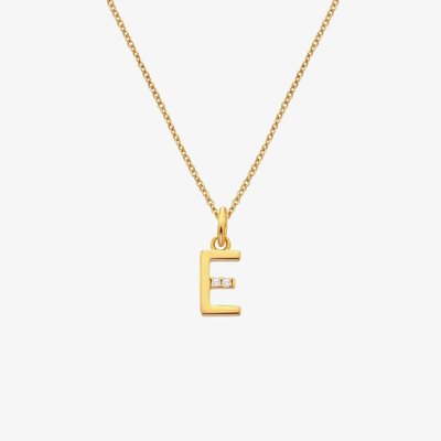 HD X Golden Edit Golden Edit E Pendant Necklace