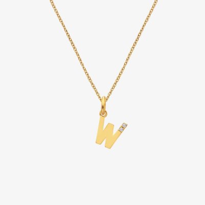 HD X Golden Edit Golden Edit W Pendant Necklace