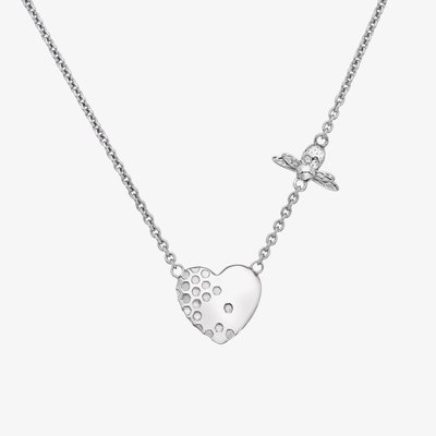 Honey Bee Heart Necklace