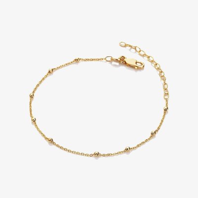 HD x Tasha Ghouri Gold Bead Chain Bracelet