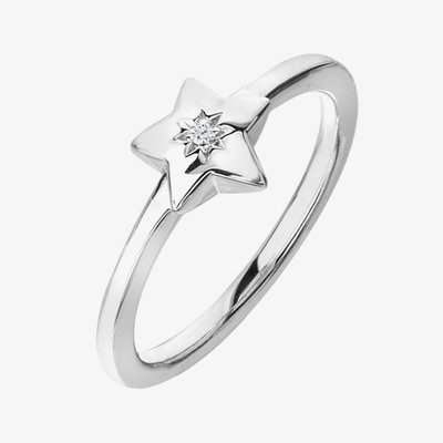 Sterling Silver Star Icon Ring