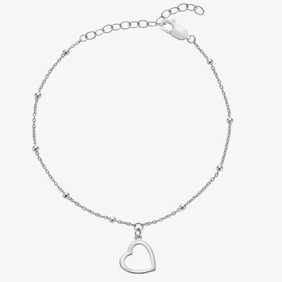 Silver Whisper Sterling Silver I Love You Bracelet