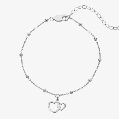 Silver Whisper Sterling Silver Sister Bracelet