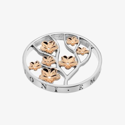 Emozioni Fiore Rose Gold Plated 25mm Coin
