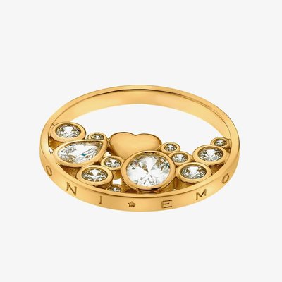 Emozioni Spirito Libero Gold Plated Heart 25mm Coin