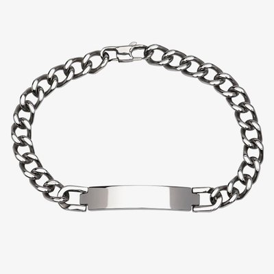 Stainless Steel Curb Chain Bracelet
