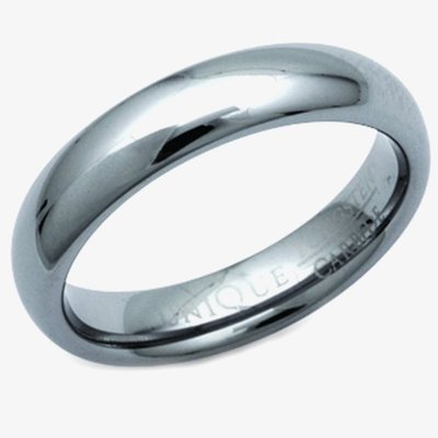 Mens Tungsten Carbide Polished 5mm Ring