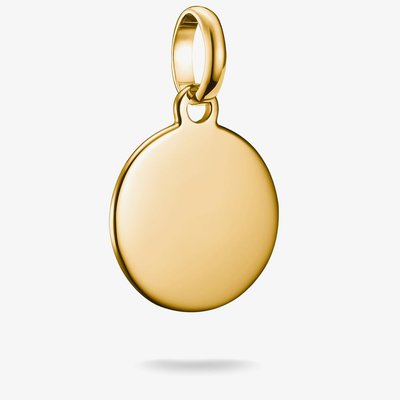 Charm Club Connect Gold Plated Small Round Charm