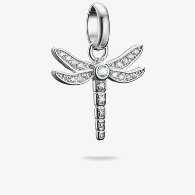 Charm Club Connect Silver Dragonfly Charm