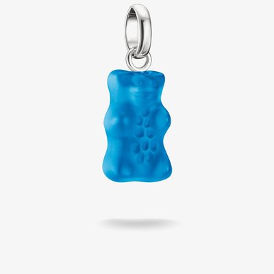 THOMAS SABO Charm Club Connect Silver Blue Haribo Bear Charm CC1275-017-1