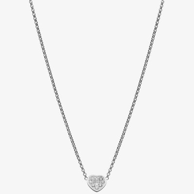 Chopard Ladies My Happy Hearts 18ct White Gold Diamond Necklace 81A086-1901