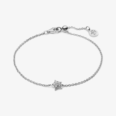 Sterling Silver Astri Cubic Zirconia Star Bracelet