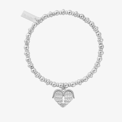 Ladies Silver Didi Sparkle Heavenly Heart Bracelet