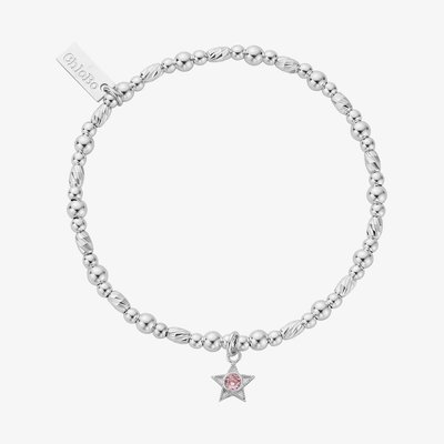 Sterling Silver October Birthstone Bracelet