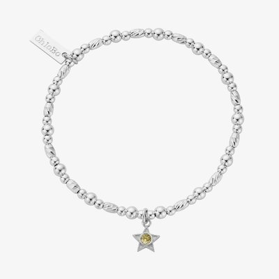 Sterling Silver November Birthstone Bracelet