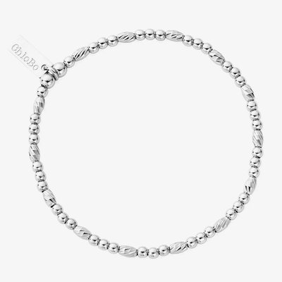 Silver Dainty Sparkle Bracelet
