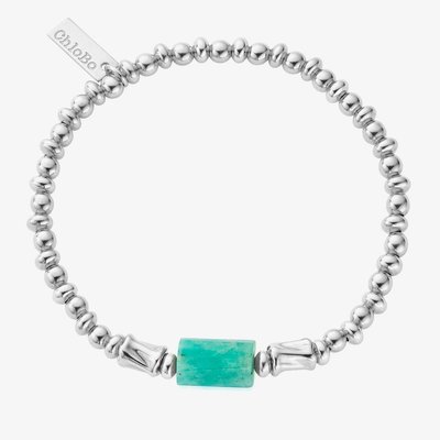 ChloBo Silver Balance Spirit Stone Bracelet SBSSAM