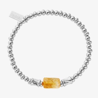 Silver Joy Spirit Stone Bracelet