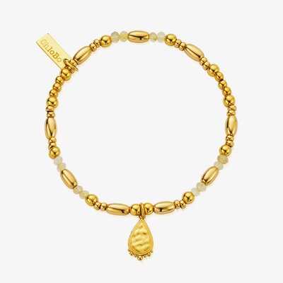 ChloBo Joyful Glow 18ct Gold Plated & Citrine Bracelet GBFC3587