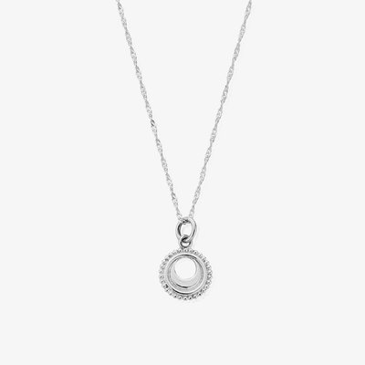 Chakra Sterling Silver Tiny Twisted Rope Chain Sacral Pendant Necklace
