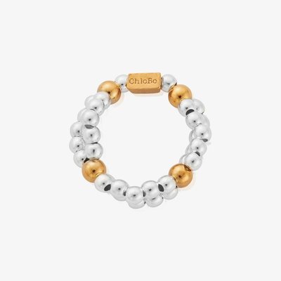 Mixed Metal Entwined Double Ring GMR2D (M)
