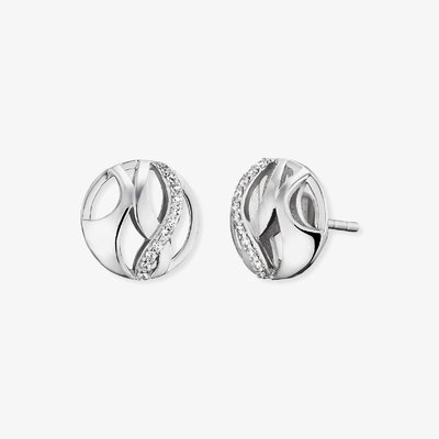 Silver Paradise Stud Earrings