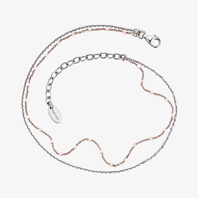 Twin Bicoloured Anklet