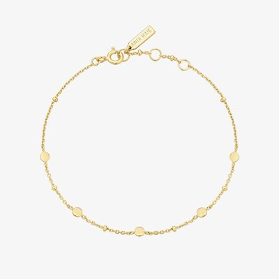 Chill Voyager 14ct Gold Plated Disc Bracelet