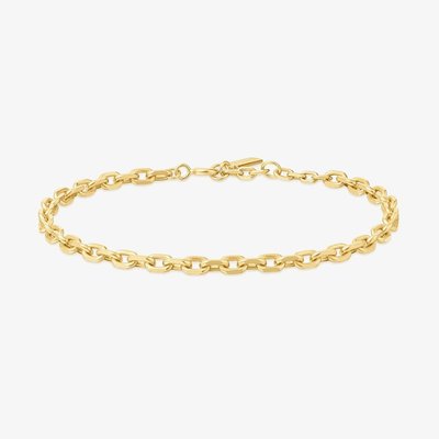 Vogue Maven 14ct Gold Plated Medium Chain Bracelet