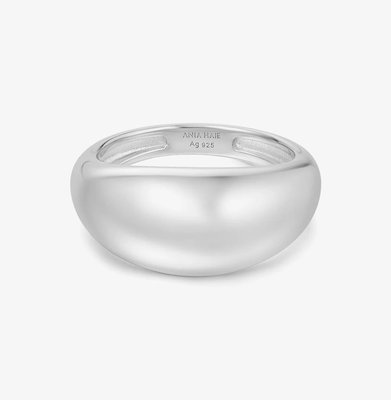 Vogue Maven Sterling Silver Bold Dome Ring
