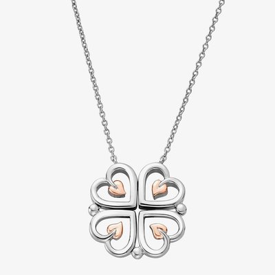 Tree of Life Sterling Silver Heart Necklace
