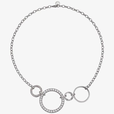 Esprit Silver Cubic Zirconia Large Multi Rings