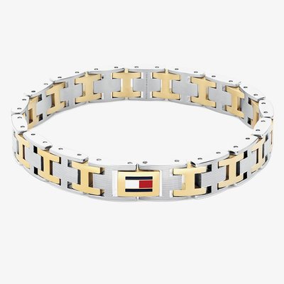 H-Link Two Tone Stainless Steel Bracelet