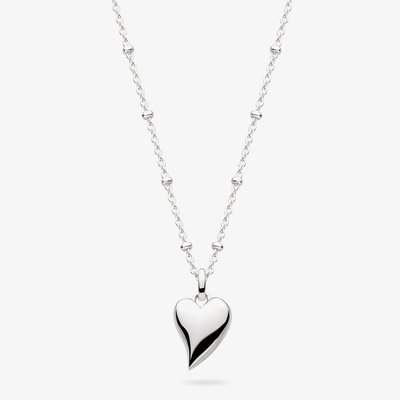 Kit Heath Desire Kiss Midi Heart Ball Chain Pendant 90500RP