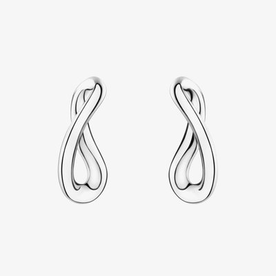 Georg Jensen Silver Infinity Earrings 3539284