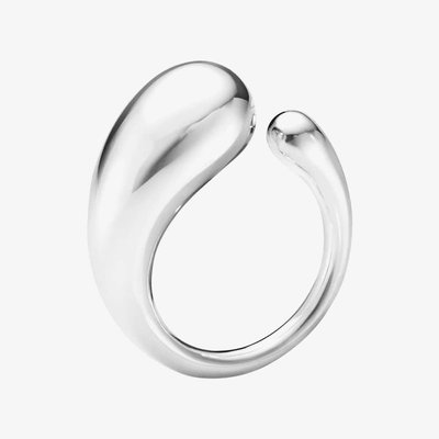 Georg Jensen Mercy Sterling Silver Large Open Ring 200000830257 57