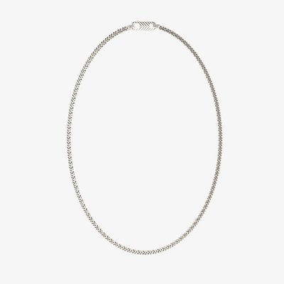Pitstop Textured Hook Chain Necklace