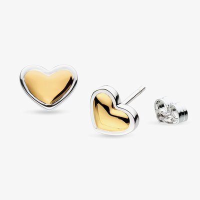 Heart Of Gold Stud Earrings