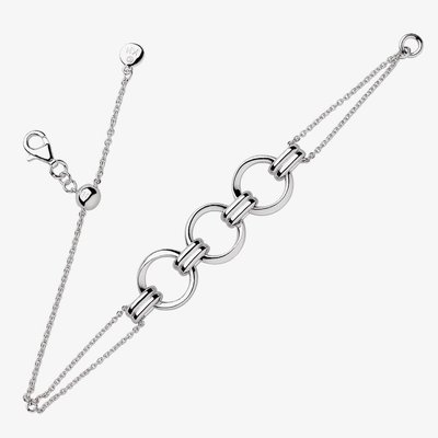 Kit Heath Bevel Unity Twin Chain 7 Inch Slider Bracelet 71173RP